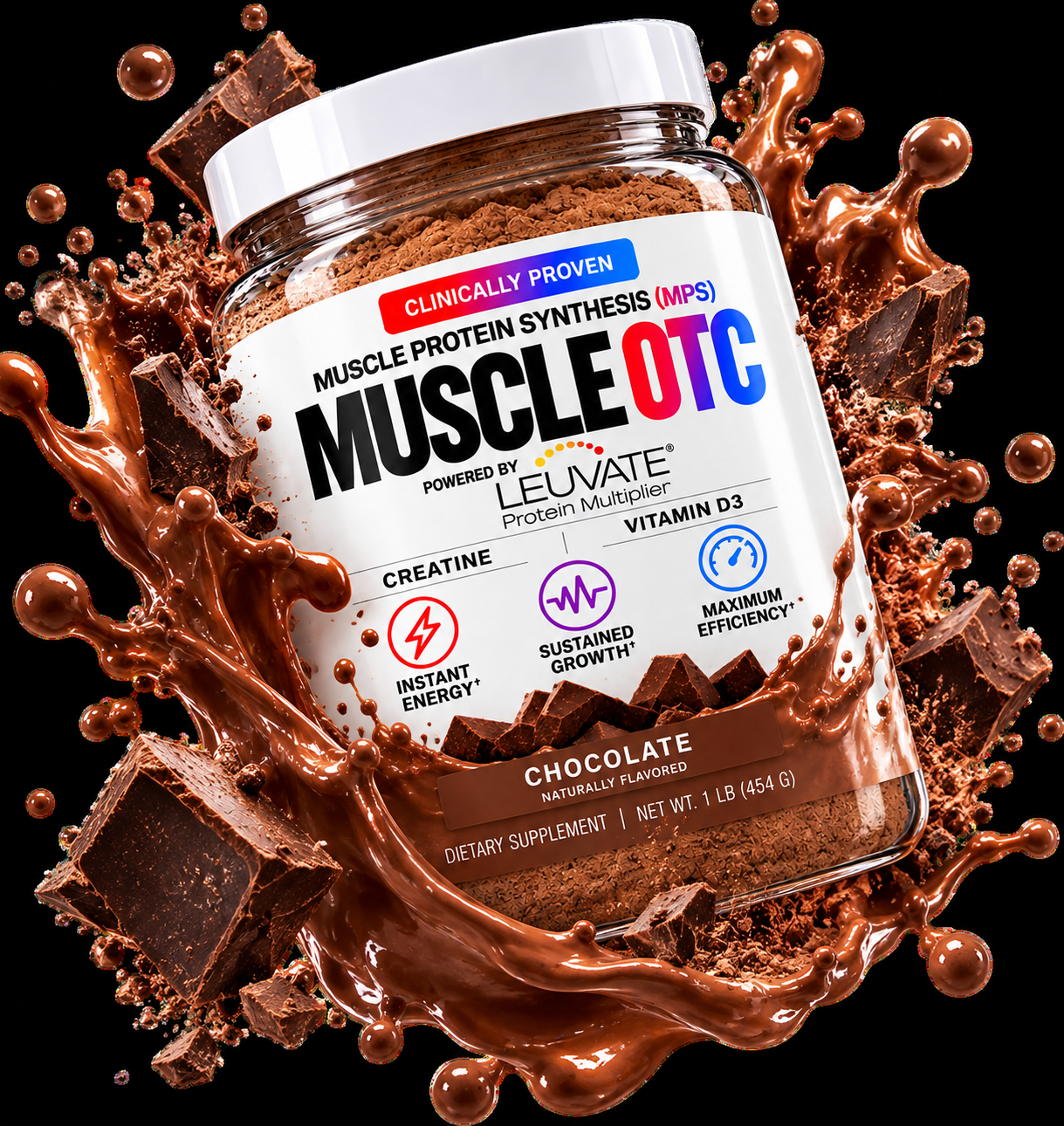 MUSCLE OTC Chocolate flavor splash